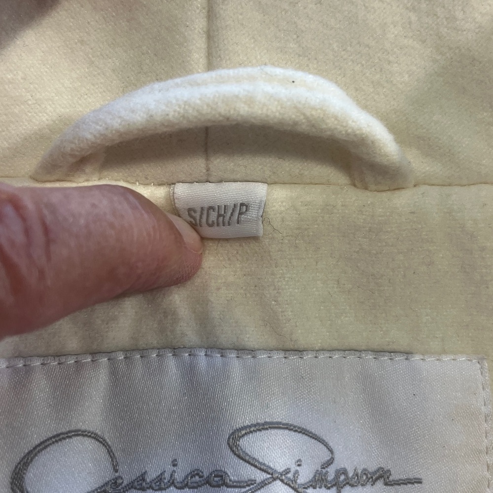 Jessica Simpson Ivory Pea Coat - Picture 14 of 16